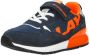 Replay Shoot Jr suède sneakers blauw oranje Jongens Suede Meerkleurig 34 - Thumbnail 5