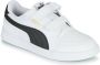 PUMA Shuffle V PS Unisex Sneakers White- Black- Team Gold - Thumbnail 4