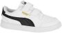 PUMA Shuffle V PS Unisex Sneakers White- Black- Team Gold - Thumbnail 5