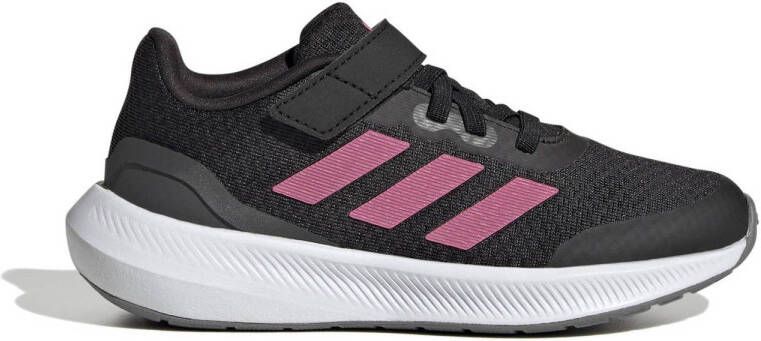 Adidas Sportswear Runfalcon 3.0 hardloopschoenen zwart fuchsia grijs Mesh 36 2 3 Sneakers