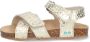 BunniesJR Bibi Beach sandalen met panterprint champagne Wit Meisjes Imitatieleer 30 - Thumbnail 4