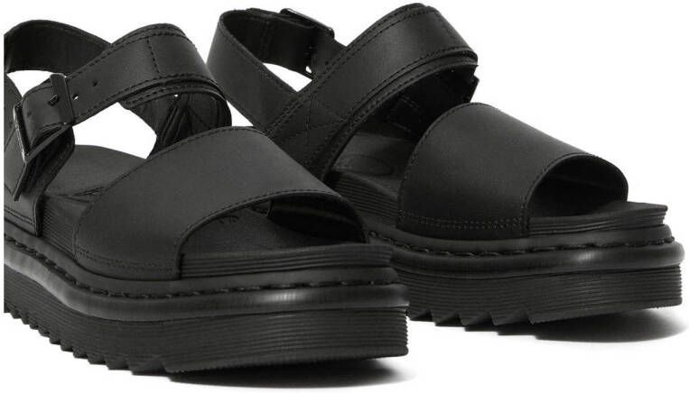 Dr. Martens Zwarte platte schoenen met verstelbare gespen en lichte sleehak Black Dames - Foto 10