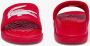 Lacoste Slippers Serve Slide 1.0 Heren Rood Wit - Thumbnail 4