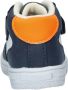 Nelson Kids leren sneakers blauw wit oranje Leer Meerkleurig 23 - Thumbnail 3
