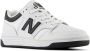 New Balance 480 V1 sneakers wit zwart Imitatieleer Meerkleurig 34.5 - Thumbnail 2