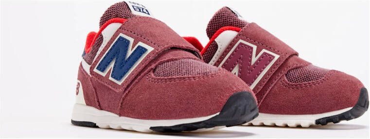New Balance 574 sneakers oudroze donkerblauw