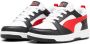 Puma Rebound V6 Lo sneakers wit rood zwart Imitatieleer 30 - Thumbnail 7