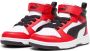 Puma Rebound V6 Mid sneakers wit zwart rood Imitatieleer 35 - Thumbnail 8