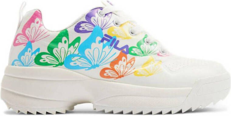 Fila Witte chunky sneaker vlinders
