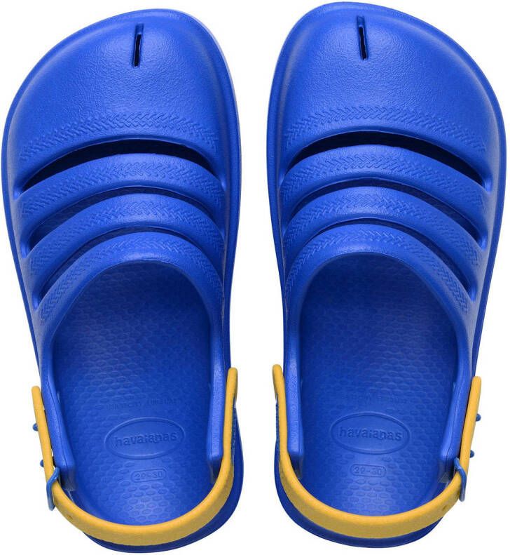 Havaianas clogs blauw geel Jongens Rubber 35 36 | Clog van