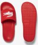 Lacoste Slippers Serve Slide 1.0 Heren Rood Wit - Thumbnail 1