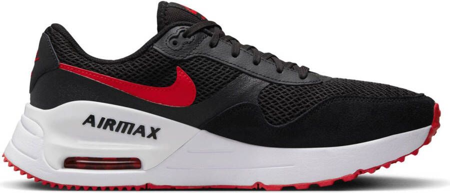 Nike Air max systm Sneakers Mannen Zwart Wit Rood