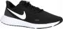 Nike revolution 5 hardloopschoenen zwart grijs heren - Thumbnail 1