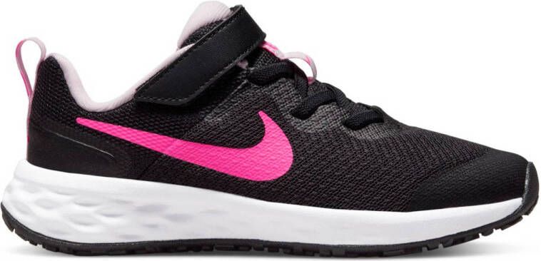Nike Revolution 6 NN PSV Hardloopschoenen Black Hyper Pink Foam Kinderen