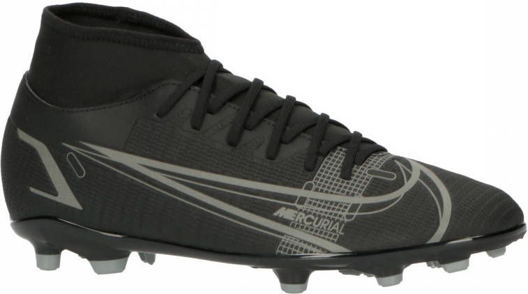 Nike Superfly 8 Club FG MG voetbalschoenen zwart antraciet