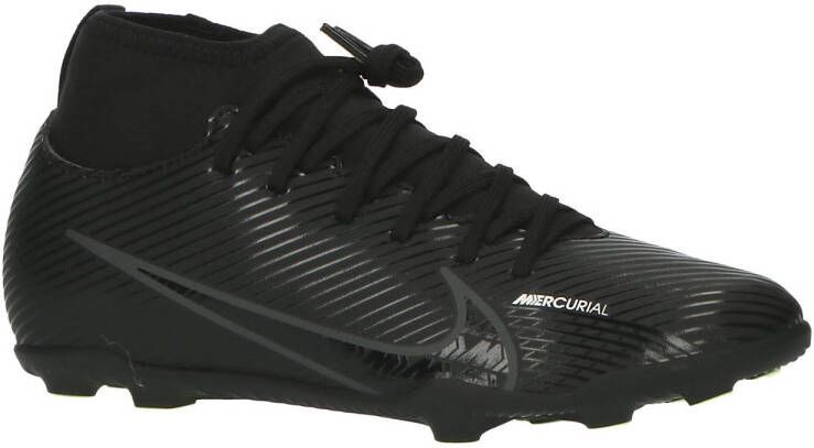 Nike Superfly 9 Club fg mg Jr. voetbalschoenen zwart grijs geel
