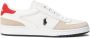 POLO Ralph Lauren Polo Court sneakers wit rood - Thumbnail 1
