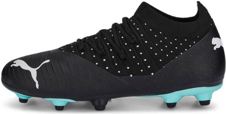 Puma Future 3.4 FG AG Jr. voetbalschoenen zwart blauw