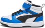 Puma Rebound V6 Mid sneakers wit zwart blauw Imitatieleer 31 - Thumbnail 1
