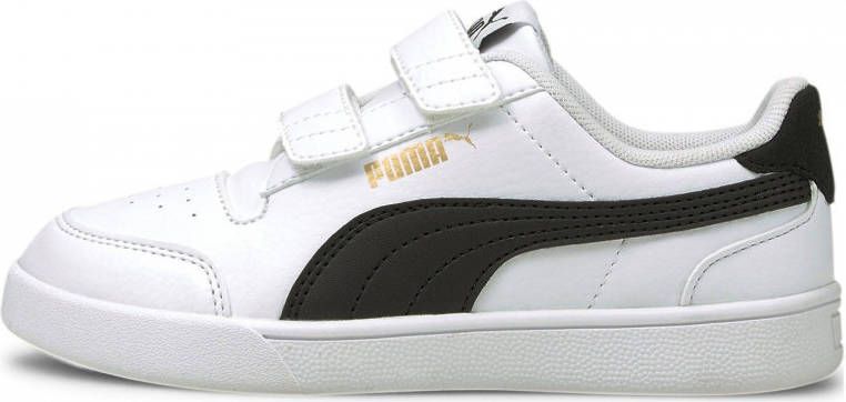 PUMA Shuffle V PS Unisex Sneakers White- Black- Team Gold