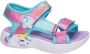 Skechers Unicorn Dreams sandalen blauw roze Meisjes Textiel Dierenprint 32 - Thumbnail 1