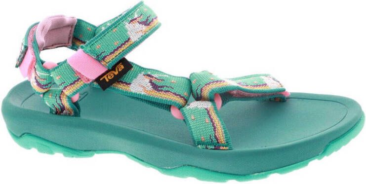 Teva Schoolkind sandalen turquoise Blauw Meisjes Textiel Meerkleurig 29 30