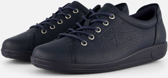 ECCO Soft 2.0 W Sneakers blauw Leer