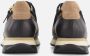 Gabor Stijlvolle Sneakers met Samt Foulard Perl Black Dames - Thumbnail 15