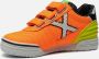Munich Sneakers Oranje Imitatieleer 081229 Kunstleer - Thumbnail 4