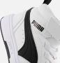 Puma Rebound V6 Mid sneakers wit zwart Jongens Meisjes Imitatieleer Meerkleurig 35 - Thumbnail 7