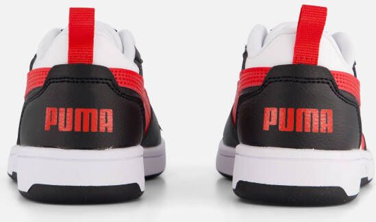 Puma Rebound v6 Sneakers wit Imitatieleer