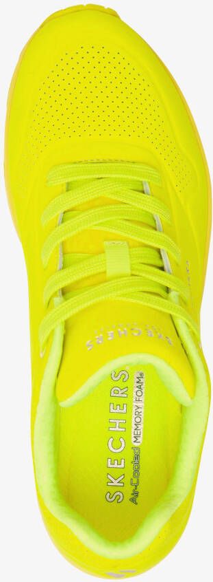 Skechers Uno Night Shades Sneakers geel Synthetisch