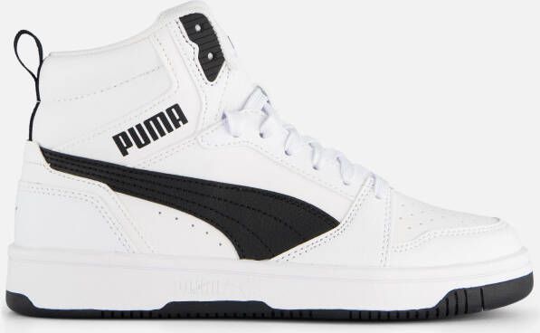 Puma Rebound v6 Mid Sneakers wit Leer