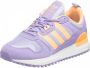 Adidas Paarse Lage Sneaker met Oranje Accents Purple Dames - Thumbnail 4