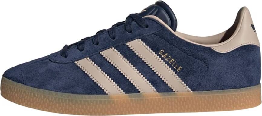 Adidas Originals Gazelle J Sneaker Gazelle Schoenen night indigo wonder taupe gum maat: 37 1 3 beschikbare maaten:37 1 3 38