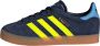 Adidas Originals Gazelle Children Night Indigo Solar Yellow Light Blue Night Indigo Solar Yellow Light Blue - Thumbnail 3