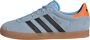 Adidas Originals Gazelle Junior Clear Sky Core Black Solar Orange Clear Sky Core Black Solar Orange - Thumbnail 3