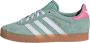 Adidas Originals Gazelle Children Hazy Green Cloud White Bliss Pink Hazy Green Cloud White Bliss Pink - Thumbnail 4