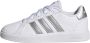 Adidas Sportswear Grand Court 2.0 sneakers wit zilver Imitatieleer 39 1 3 - Thumbnail 4