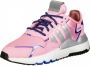 Adidas Nite Jogger W Dames Sneakers True Pink Silver Met. Collegiate Purple - Thumbnail 5