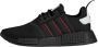 Adidas Originals Nmd_R1 Zwarte Sneakers met Rode Accenten Black Heren - Thumbnail 4