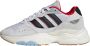 Adidas Grijze Dash Lage Sneaker Scharlakenrood Multicolor Heren - Thumbnail 2