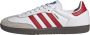 Adidas Originals Samba OG White Better Scarlet Gum 5- White Better Scarlet Gum 5 - Thumbnail 4