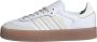 Adidas Originals Witte Sambae Sneakers Premium Leer White Dames - Thumbnail 3