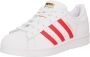 Adidas ORIGINALS Superstar Sneakers Ftwr White Better Scarlet Gold Metalic Dames - Thumbnail 3