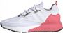 Adidas Originals ZX 2K Boost Dames Cloud White Crystal White Hazy Rose Dames - Thumbnail 3