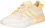 Adidas Originals ZX 2K Boost Pure Schoenen Wonder White Orange Tint Solar Gold - Thumbnail 4