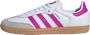 Adidas Originals Witte en Fuchsia Samba Og Sneakers Multicolor - Thumbnail 4