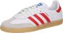 Adidas Originals Witte Rode Samba OG Sneakers Vrouwen White Dames - Thumbnail 3