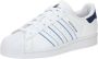 Adidas Originals Superstar J Wit Blauw Sneakers White Dames - Thumbnail 2